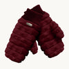 Faux Fur Mittens / Color-Wine