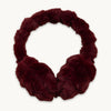 Faux Fur Ear Muff / Color-Wine