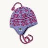 Heritage Earflap Beanie / Color-Periwinkle