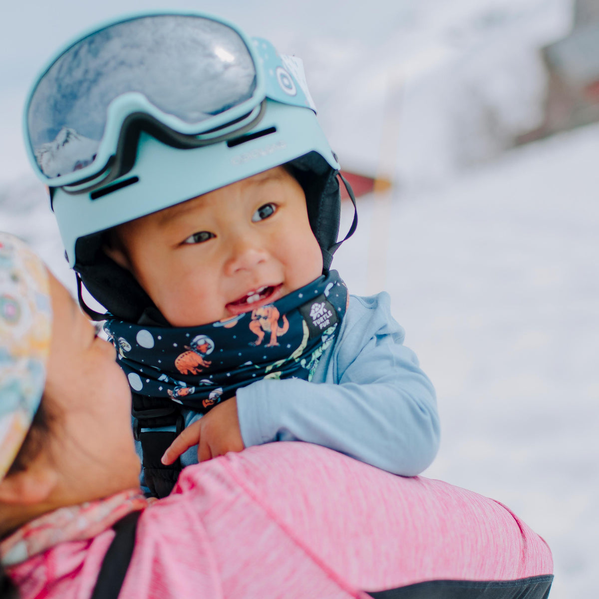 Toddler Comfort Shell Neck Warmer lined with Comfort Plush / Color-Ice Breaker