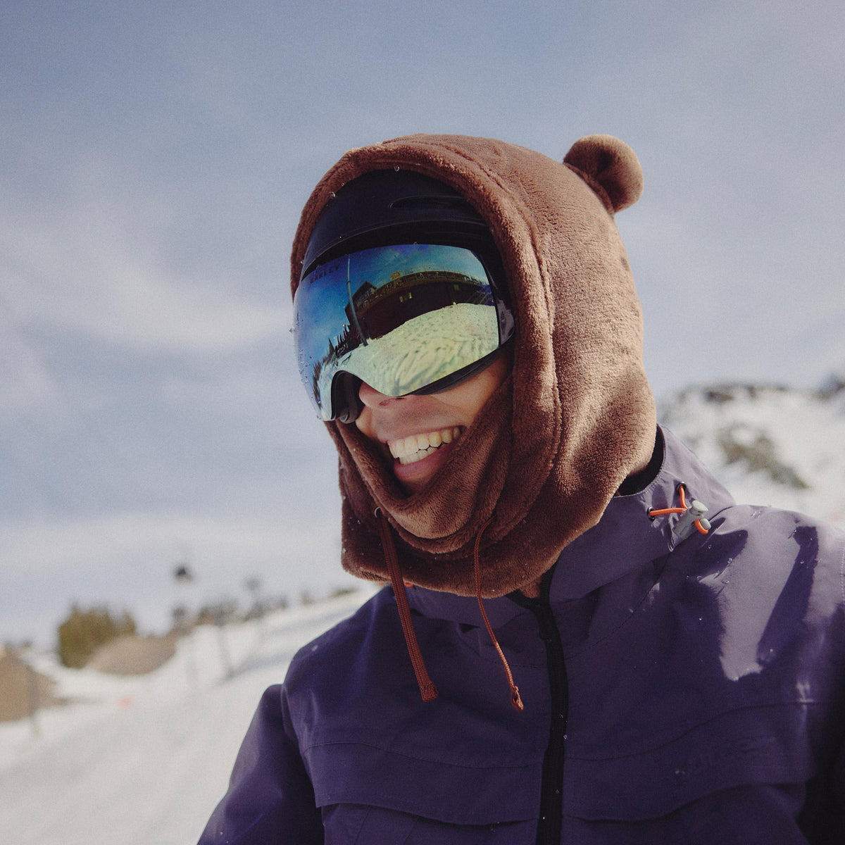 Comfort Plush Bear Overhood / Color-Dusty Rose
