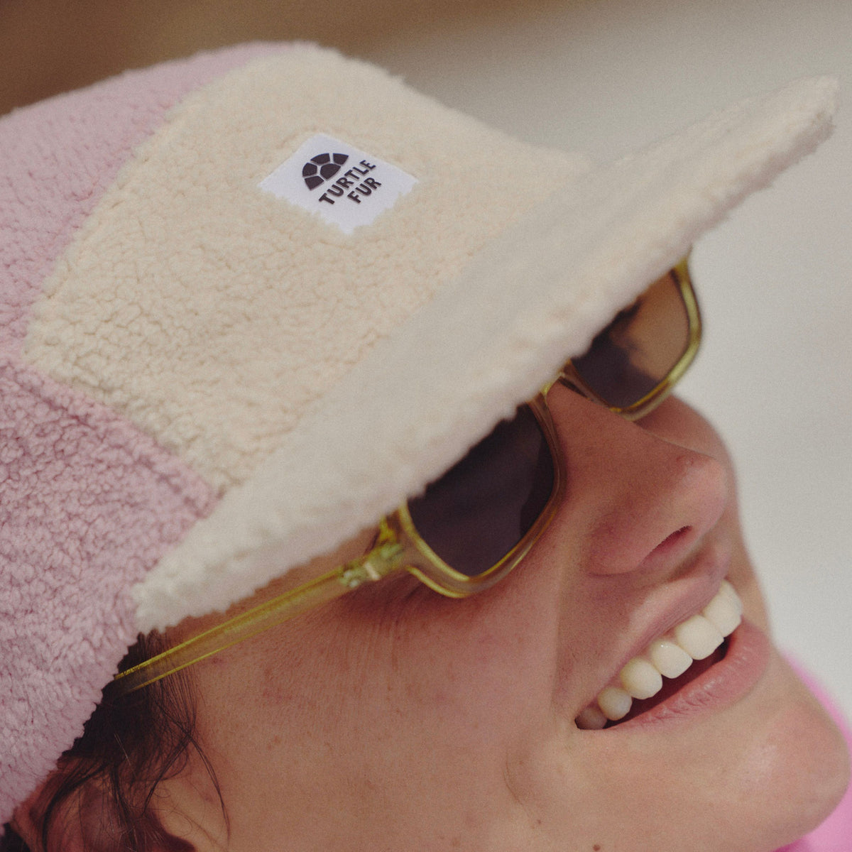 Printed Fleece Art 5 Panel Hat / Color-Black