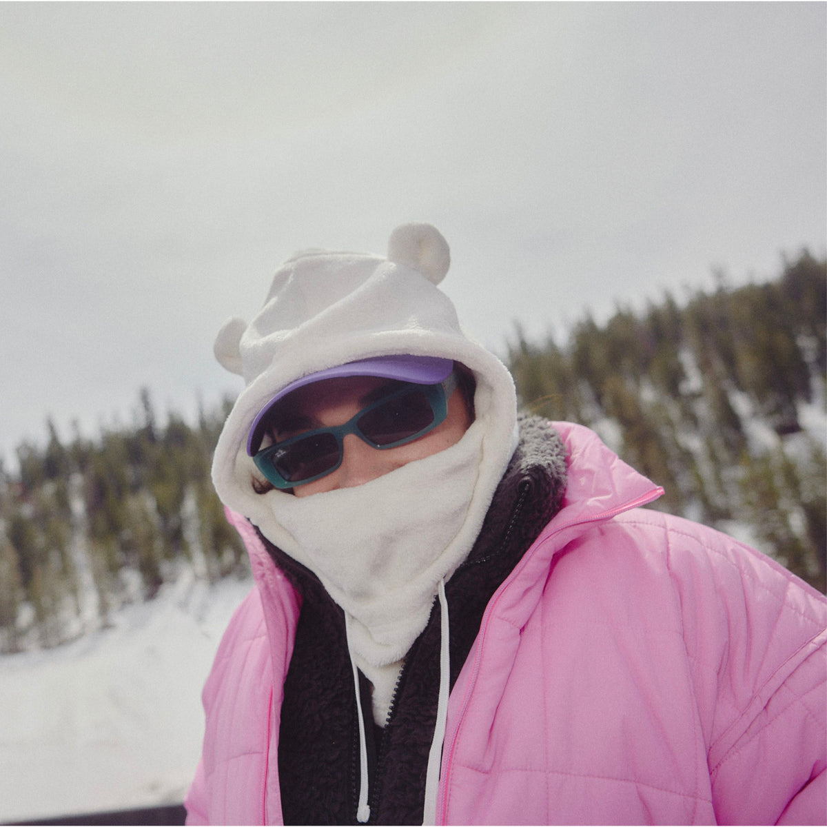 Comfort Plush Bear Overhood / Color-Cream