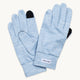 Comfort Stria Touchscreen Gloves / Color-Sky