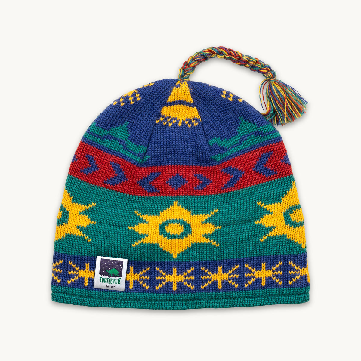 Kids Heritage Tassel Beanie / Color-Sun