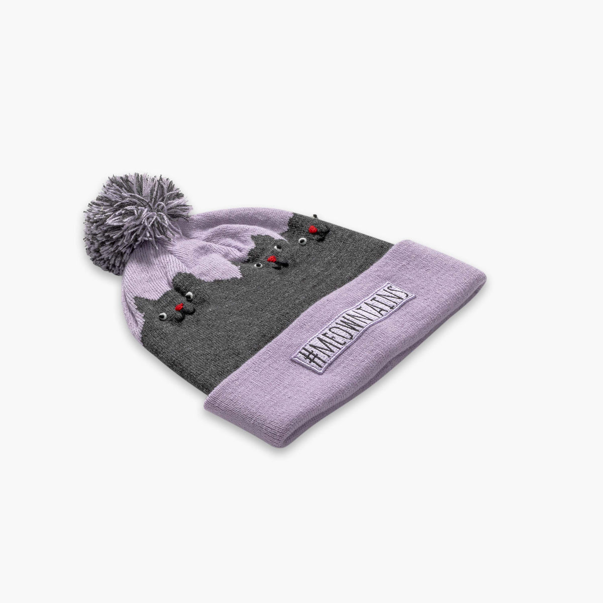 Kids #meowntains Pom / Color-Lavender
