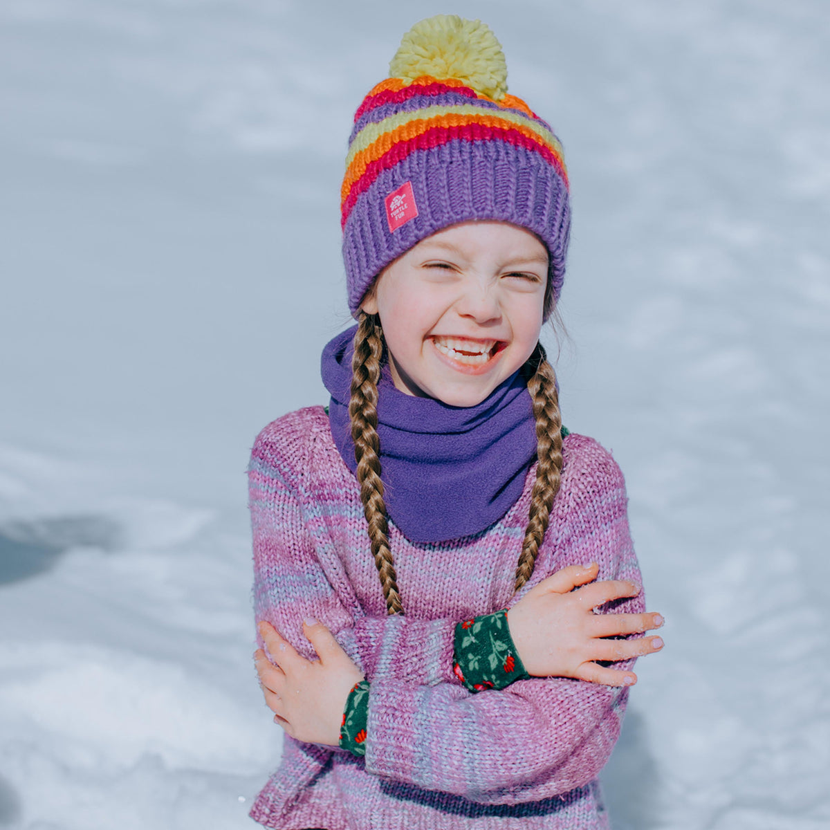 Kids Jocelyn Beanie / Color-Sherbet