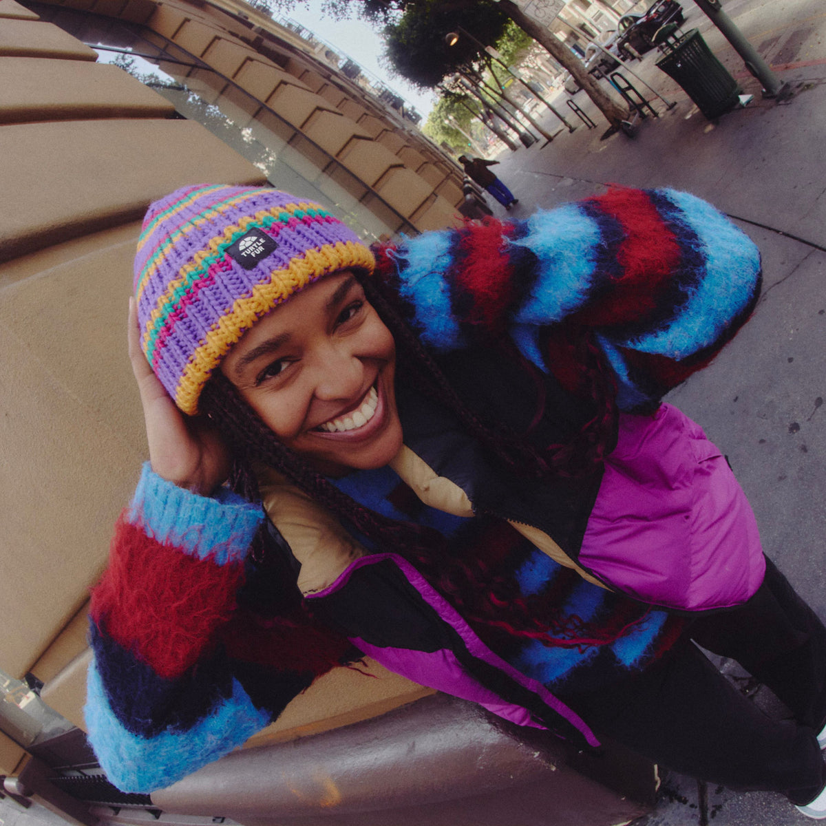 Cosmo Beanie / Color-Purple
