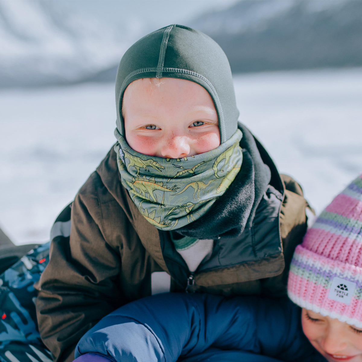 Kids Comfort Shell Shellaclava with Comfort Plush / Color-Snow Monster
