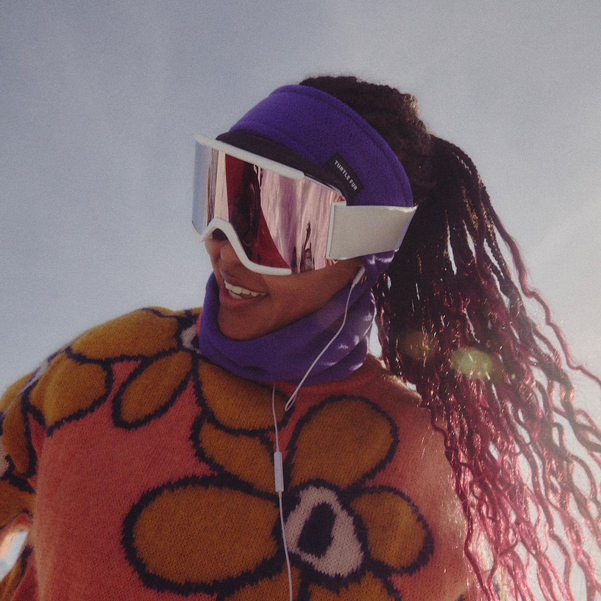 Chelonia 150 Fleece Headband / Color-Amethyst
