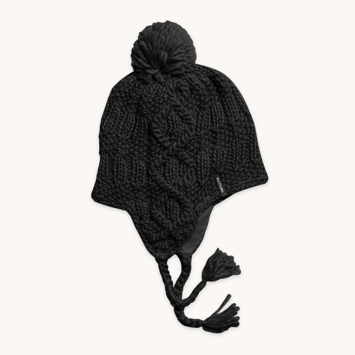 Gianna Pom Earflap / Color-Onyx