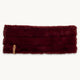 Faux Fur Adjustable Headband / Color-Wine