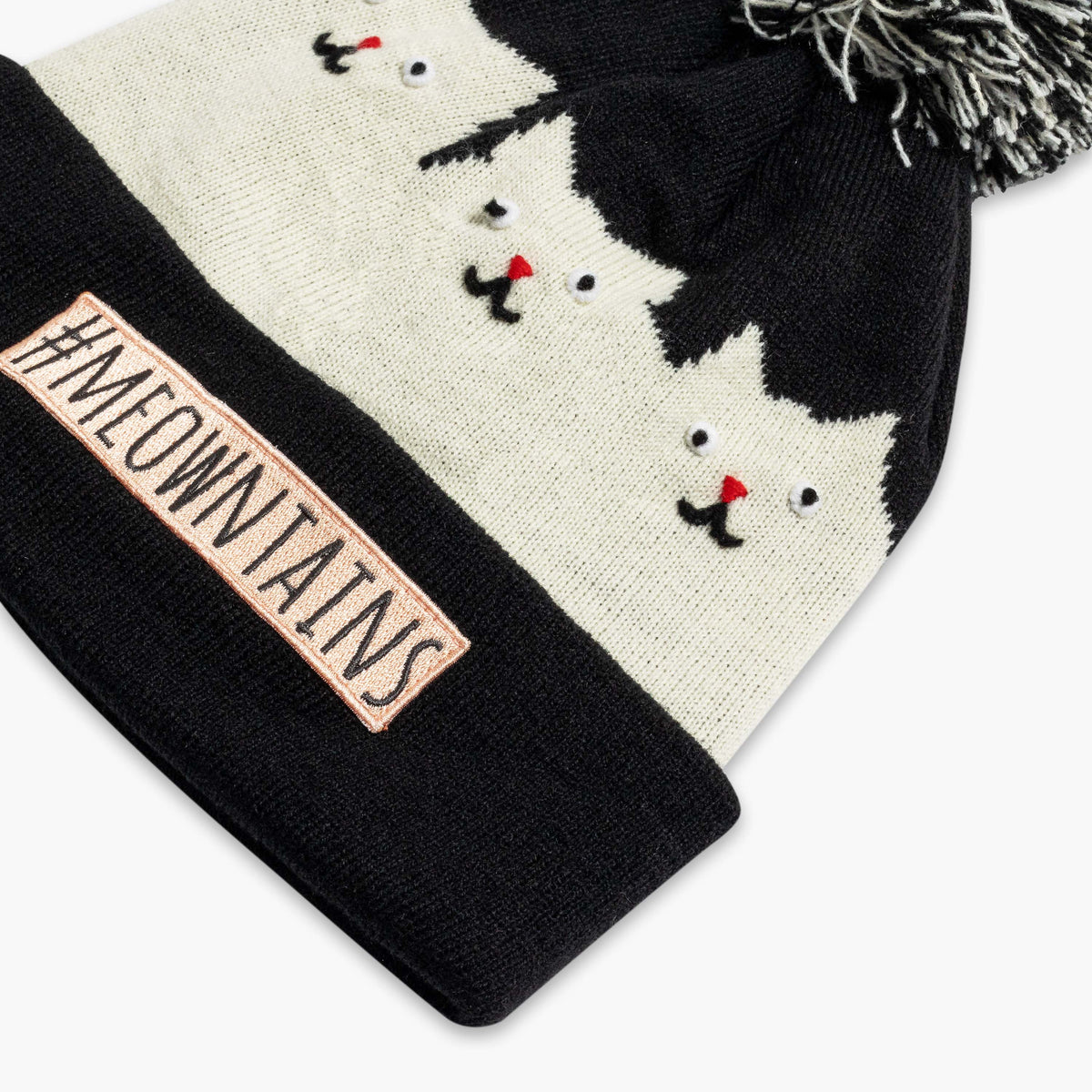 Kids #meowntains Pom / Color-Black