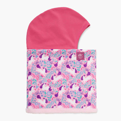 Kids Comfort Shell Shellaclava with Comfort Plush / Color-Unicornucopia
