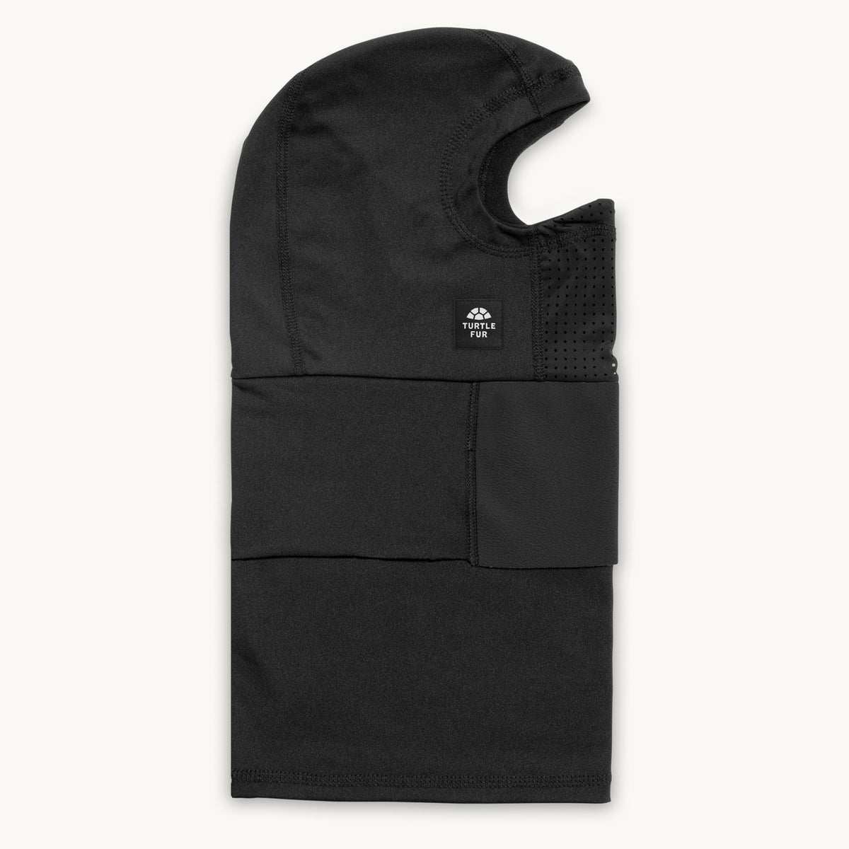 Comfort Shell quattroClava with Windbloc Storm Flap / Color-Black