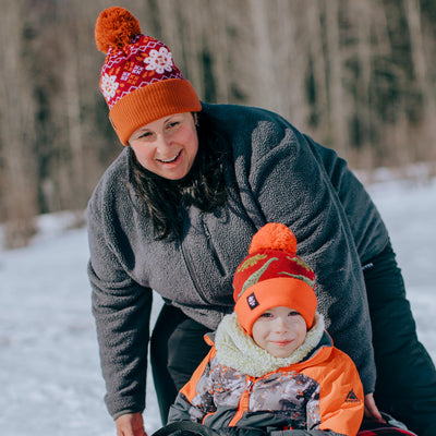 Hailee Beanie / Color-Cranberry