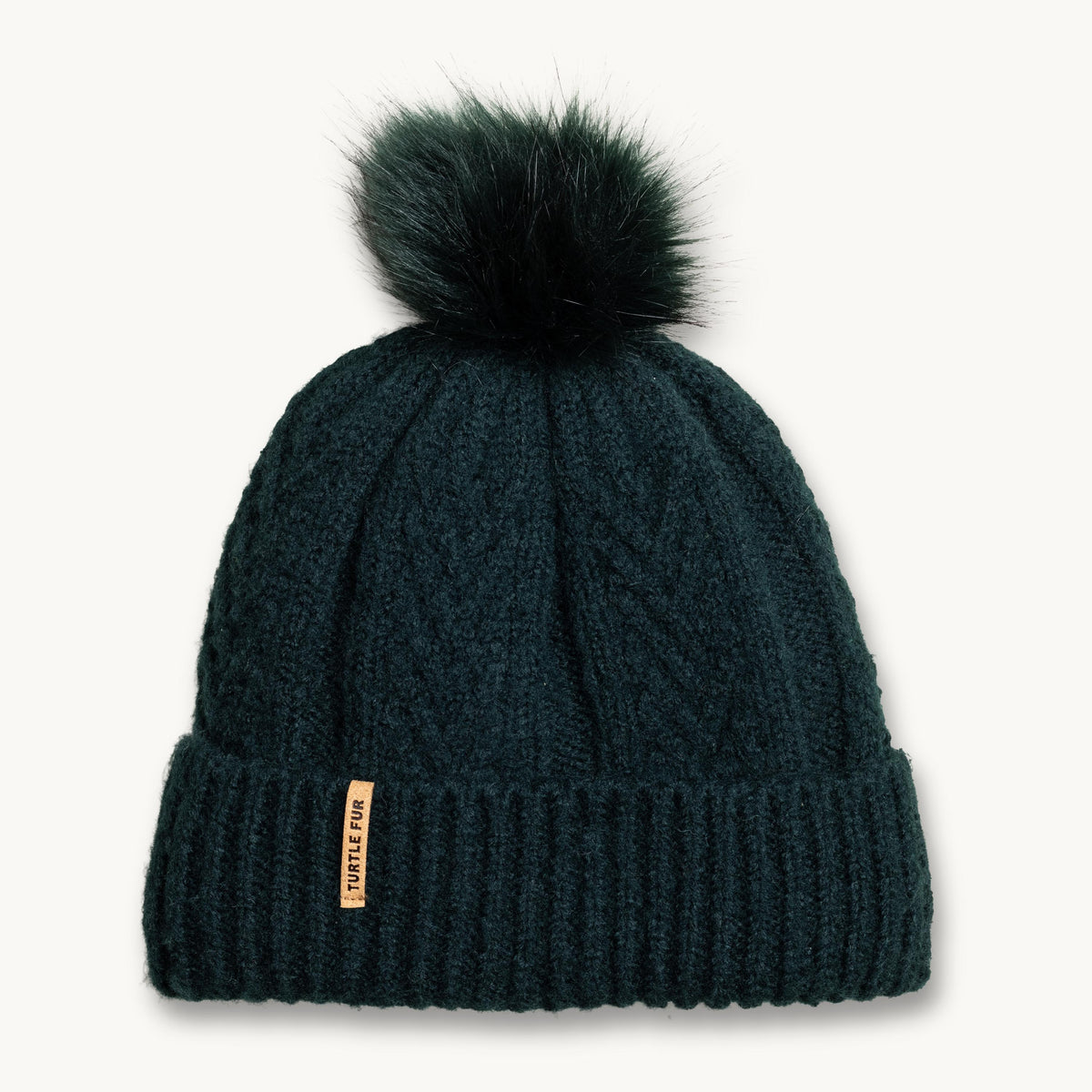 Recycled Lindsey Beanie / Color-Emerald