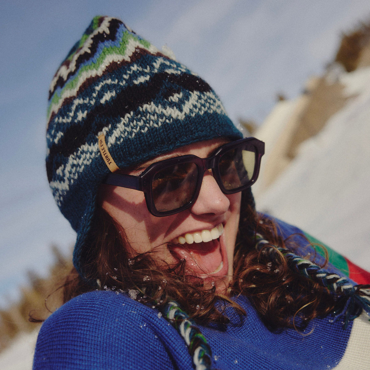 Charles Earflap Beanie / Color-Brown