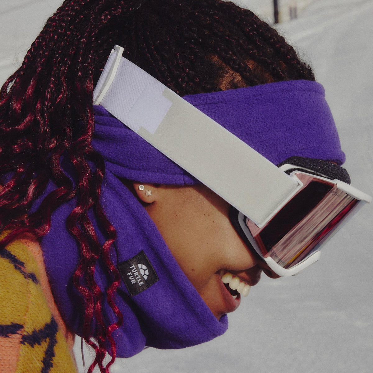 Chelonia 150 Fleece Headband / Color-Amethyst